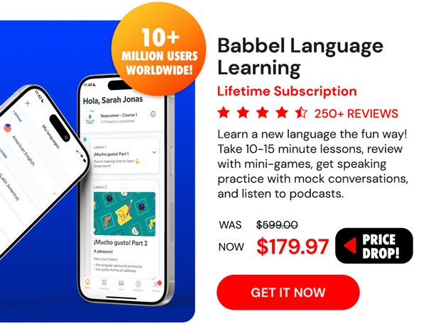 Babbel Language Learning Lifetime Subscription