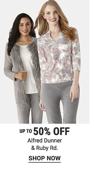 Up to 50% off Alfred Dunner & Ruby Rd. Shop Now.