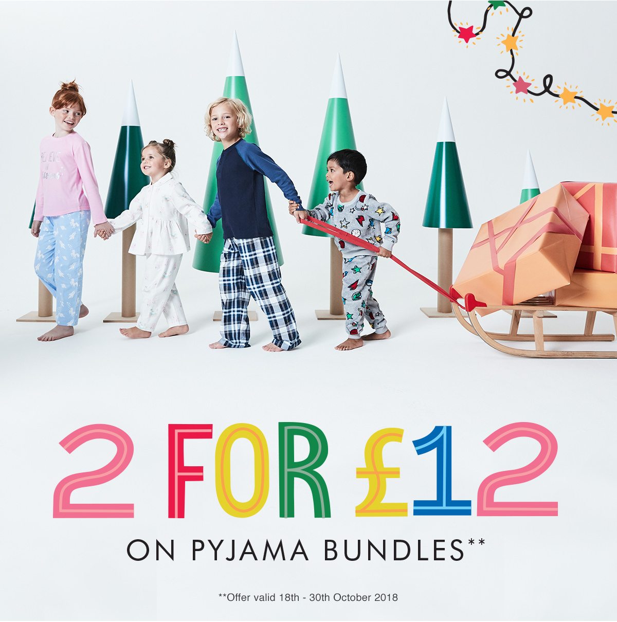 2 for £12 on Pyjama bundles