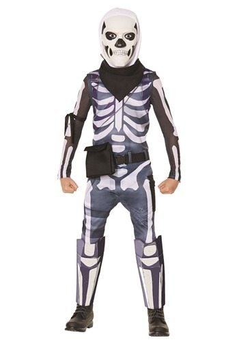 Fortnite Skull Trooper Kids Costume