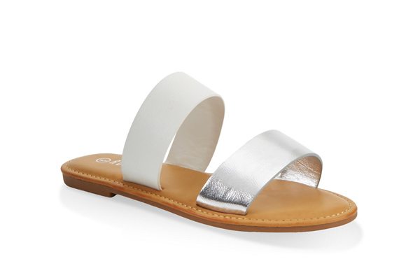 Two Band Slide Sandals