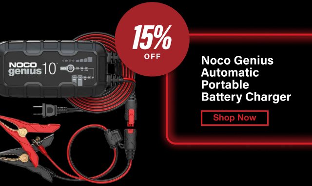 15% OFF Noco Genius Automatic Portable Battery Charger - Shop Now