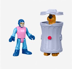 Imaginext® Scooby-Doo™ Hiding Scooby™ & Funland™ Robot Figures