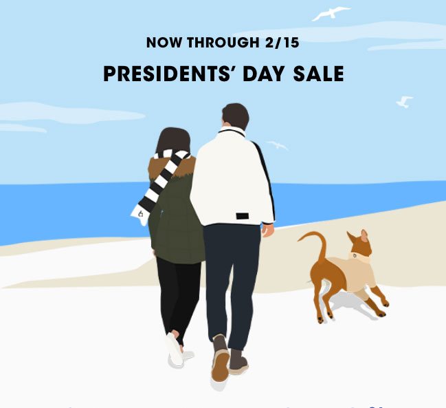 PRESIDENT'S DAY SALE