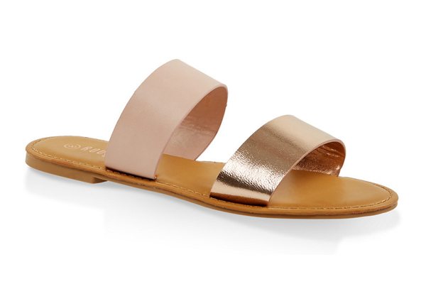 Two Band Slide Sandals