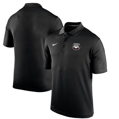 Georgia Bulldogs Nike Alternate Logo Varsity Performance Polo - Black
