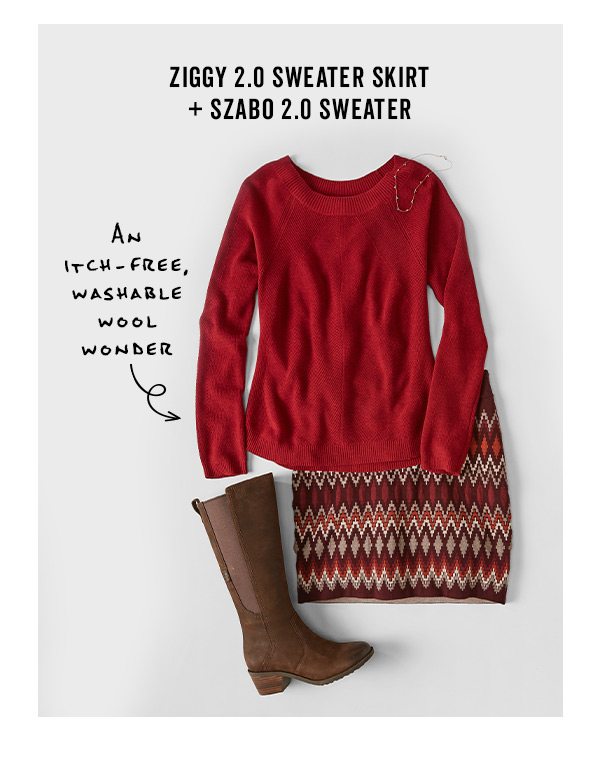 Shop the Ziggy 2.0 Sweater Skirt + Szabo 2.0 Sweater >