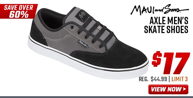 maui & sons axle men's skate shoes