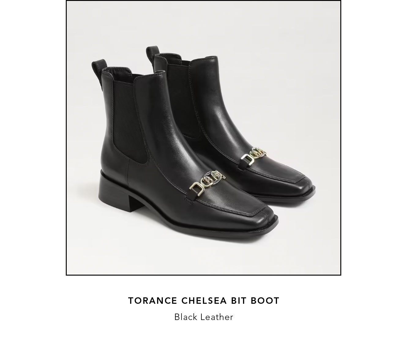 torance chelsea bit boot black leather 