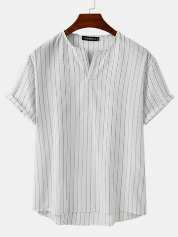 Plus Size Striped Fashion T-Shirt