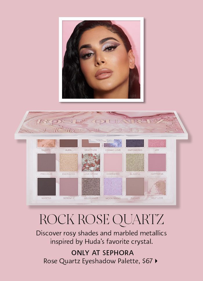 HUDA BEAUTY Rose Quartz Eyeshadow Palette