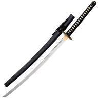 Black and Gold Katana with Stand