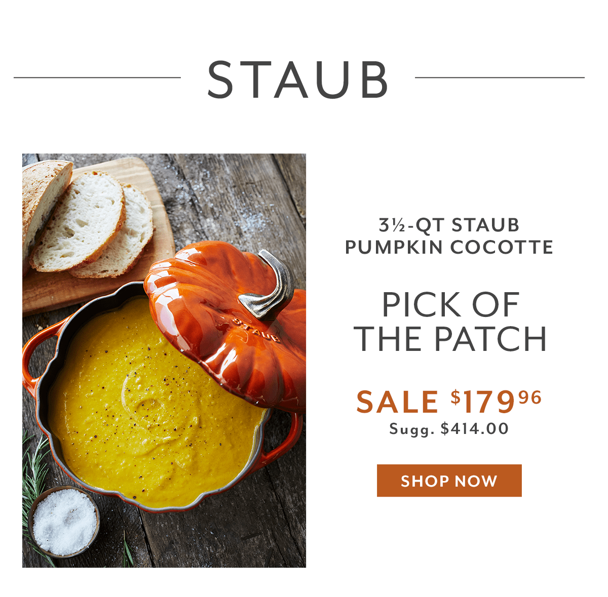 Staub Pumpkin Cocotte