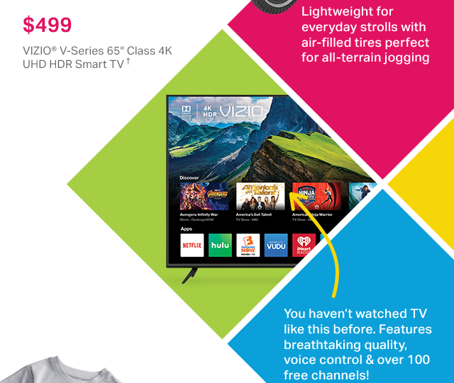 VIZIO V-Series 65" Class 4K UHD HDR Smart TV†