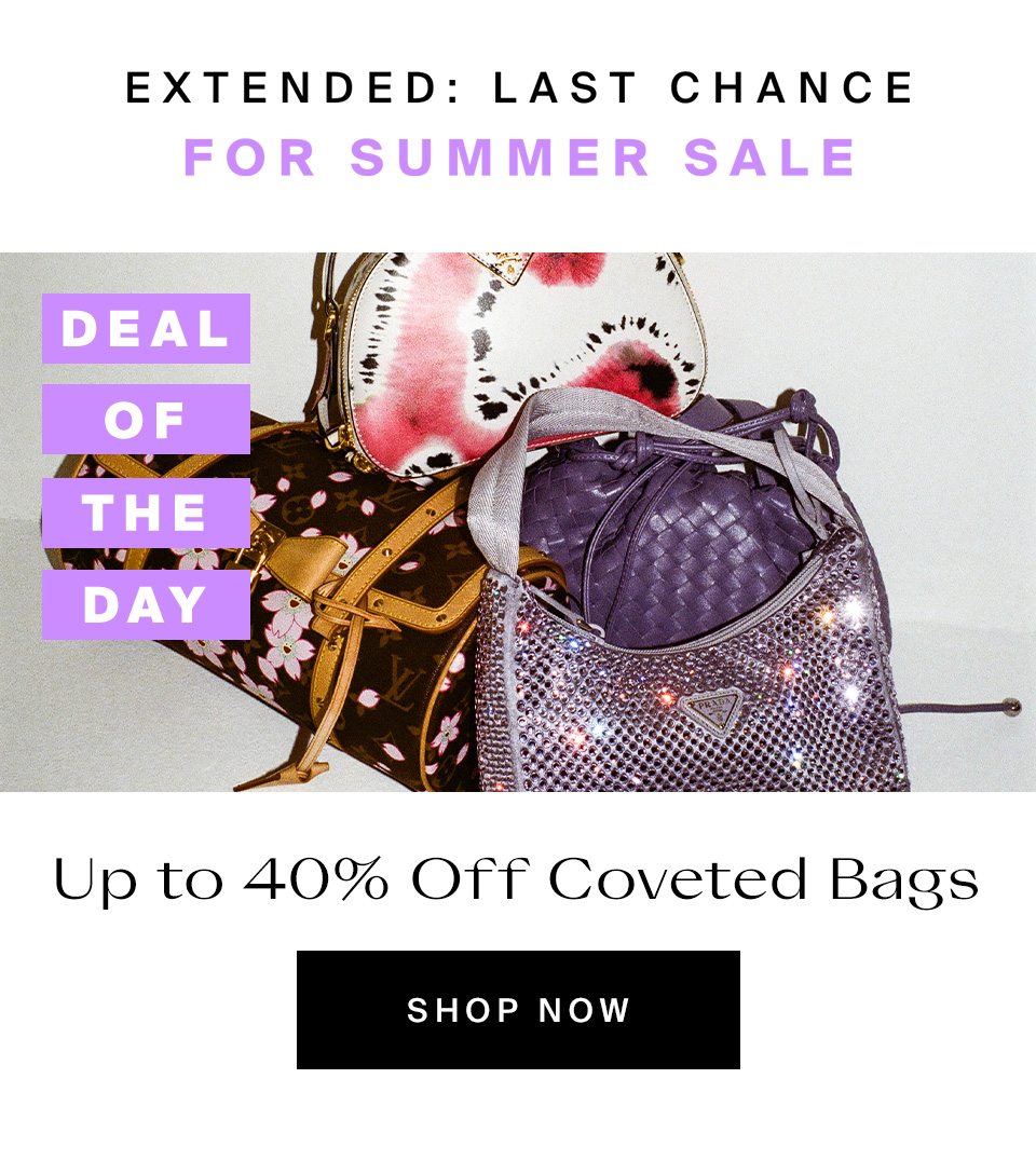 Surprise Extension: Up to 40% Off Handbags