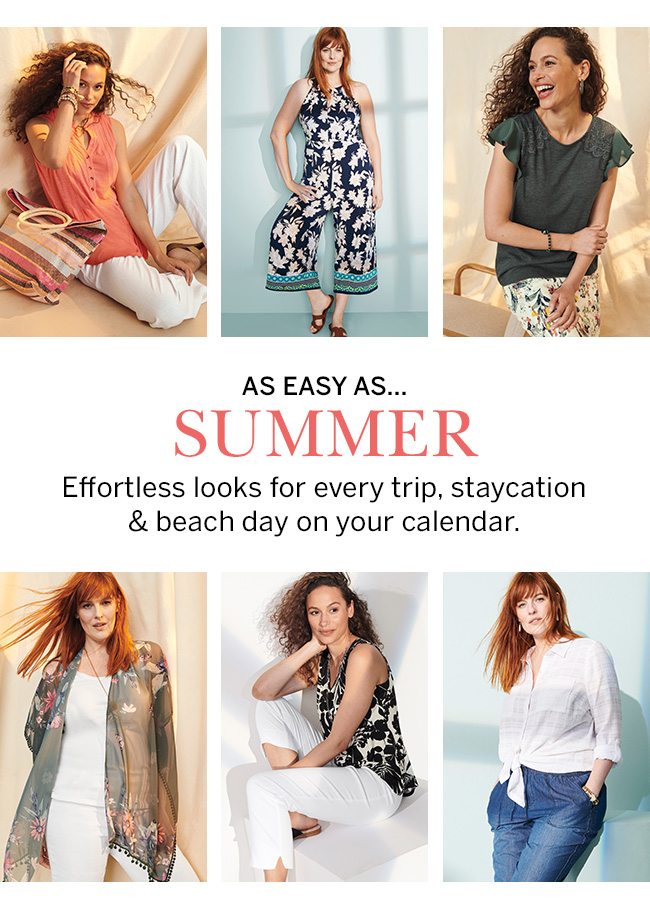 Summer 101 Our Easiest Outfits Dressbarn Email Archive