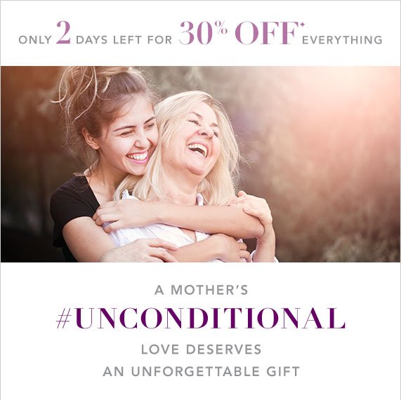 Only 2 days left for 30% off everything!