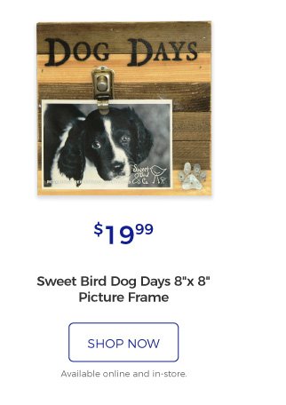 Sweet Bird Dog Days 8x8 Picture Frame | $19.99 | shop now | Available online and in-store.