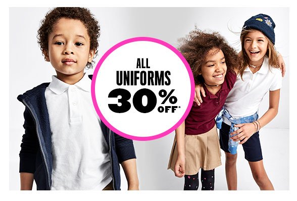 All Uniforms 30% Off