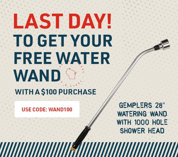 Last Day! To get your Free Water Wand with a $100 Purchase