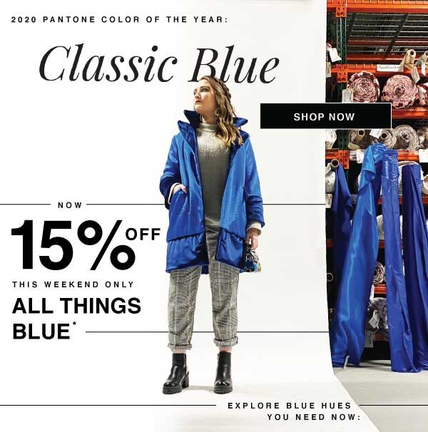 SHOP THE PANTONE COLOR OF THE YEAR NOW 15% OFF