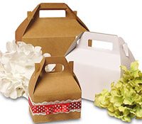 Kraft & White Gable Boxes