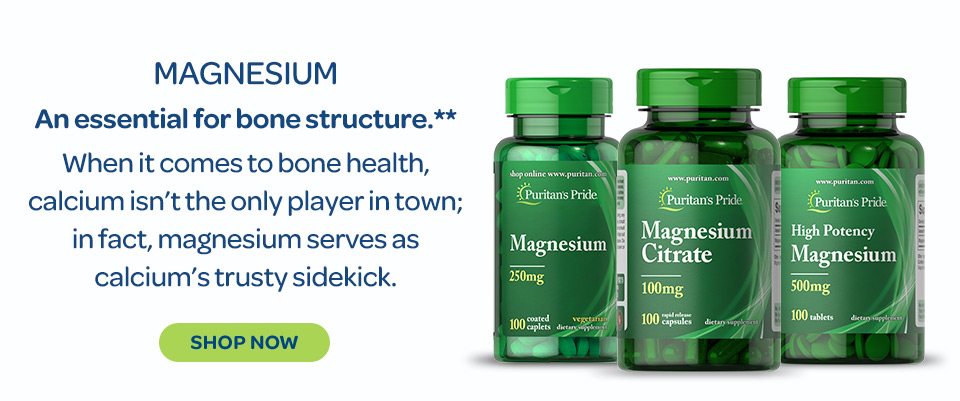 Magnesium - an essential for bone structure.** When it comes to bone health, calcium isn't the only player in town; in fact, magnesium serves as calcium's trusty sidekick. Shop now.