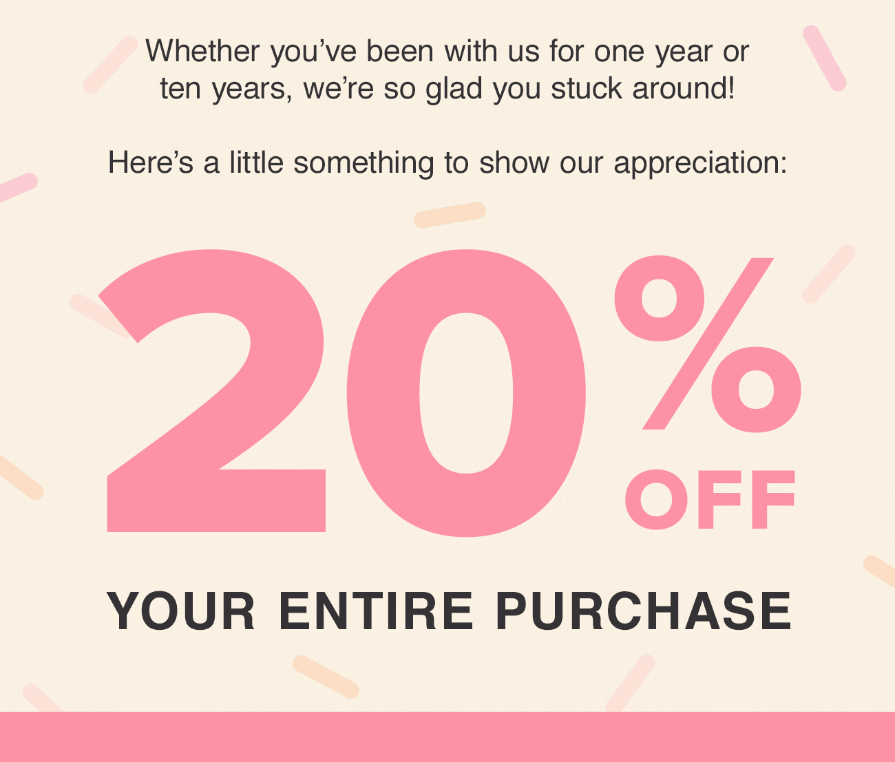 20 Off Your Enture Purchase