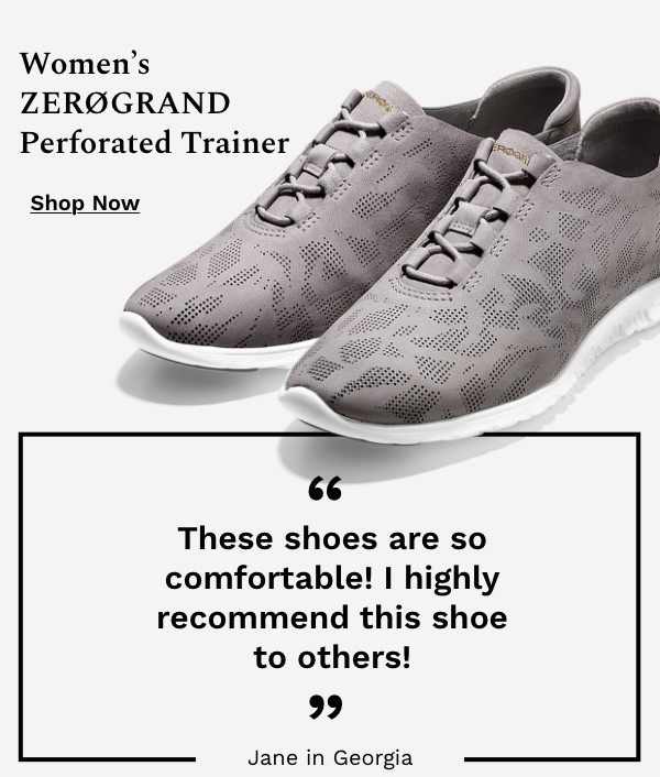 Women's ZEROGRAND Perforated Trainer Shop Now