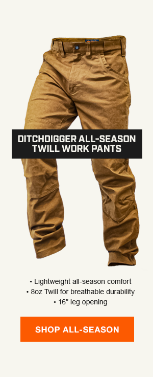 Ditchdigger All-Season Twill Work Pants 