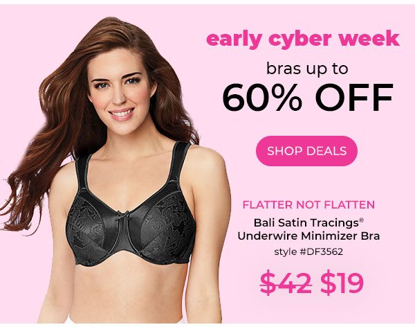 Bras up to 60% off