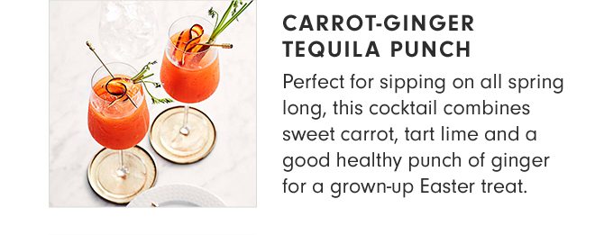 CARROT-GINGER TEQUILA PUNCH