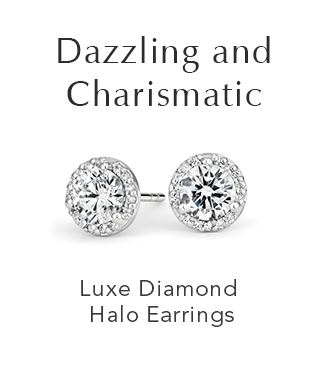 Luxe Halo Diamond Earrings