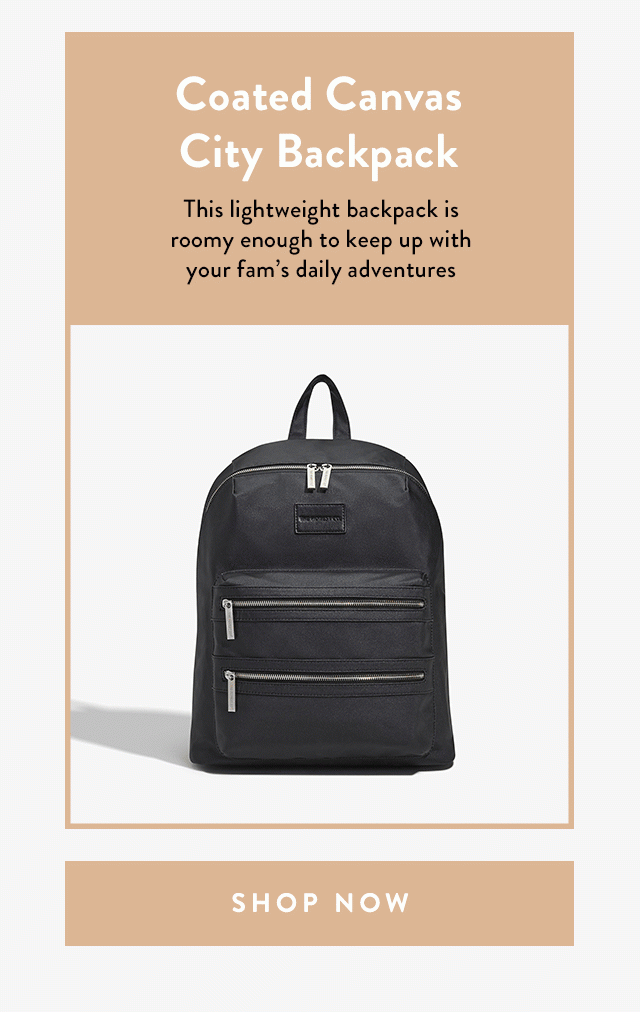 Shop Coated Canvas City Backpack