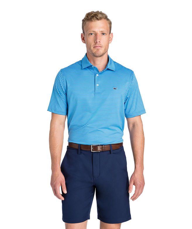 Kennedy Stripe Sankaty Performance Polo