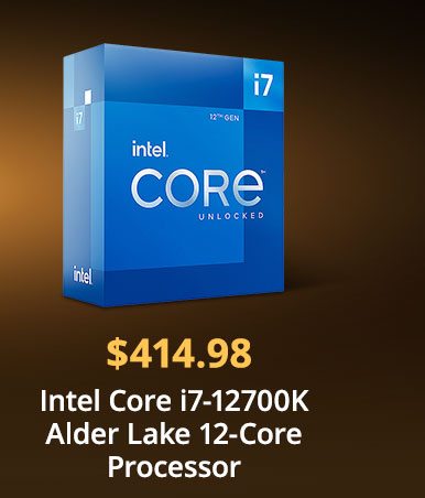 Intel Core i7-12700K Alder Lake 12-Core Processor