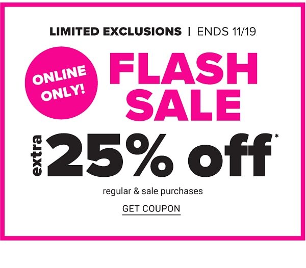 Extra 20% off Regular & Sale Purchases - Get Coupon