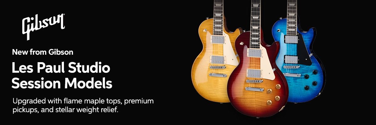 New from Gibson. Les Paul Studio Session Models.