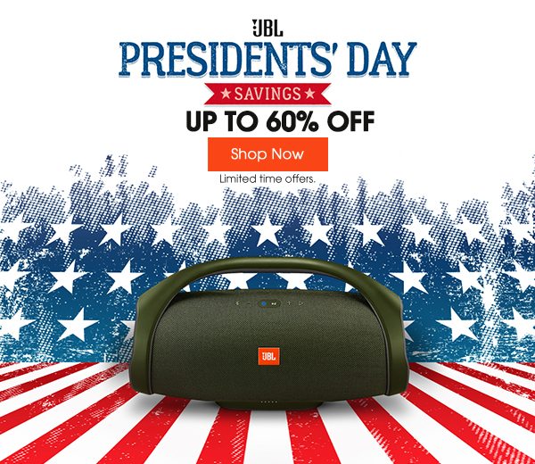 JBL Presidents' Day Sale | Savings up to 60% Off. 