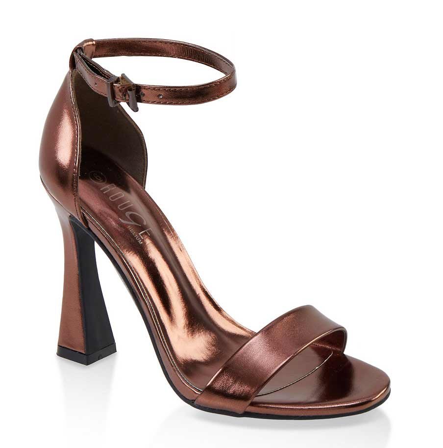 Ankle Strap Spool Heel Sandals