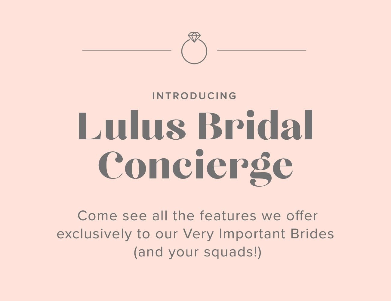 Introducing Lulus Bridal Concierge 
