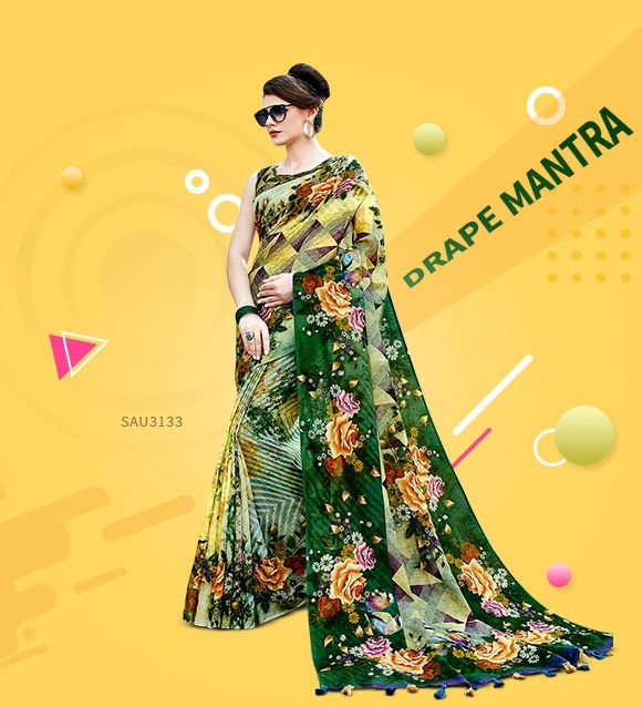 Contemporary Sarees at up to 50% Off. Shop!