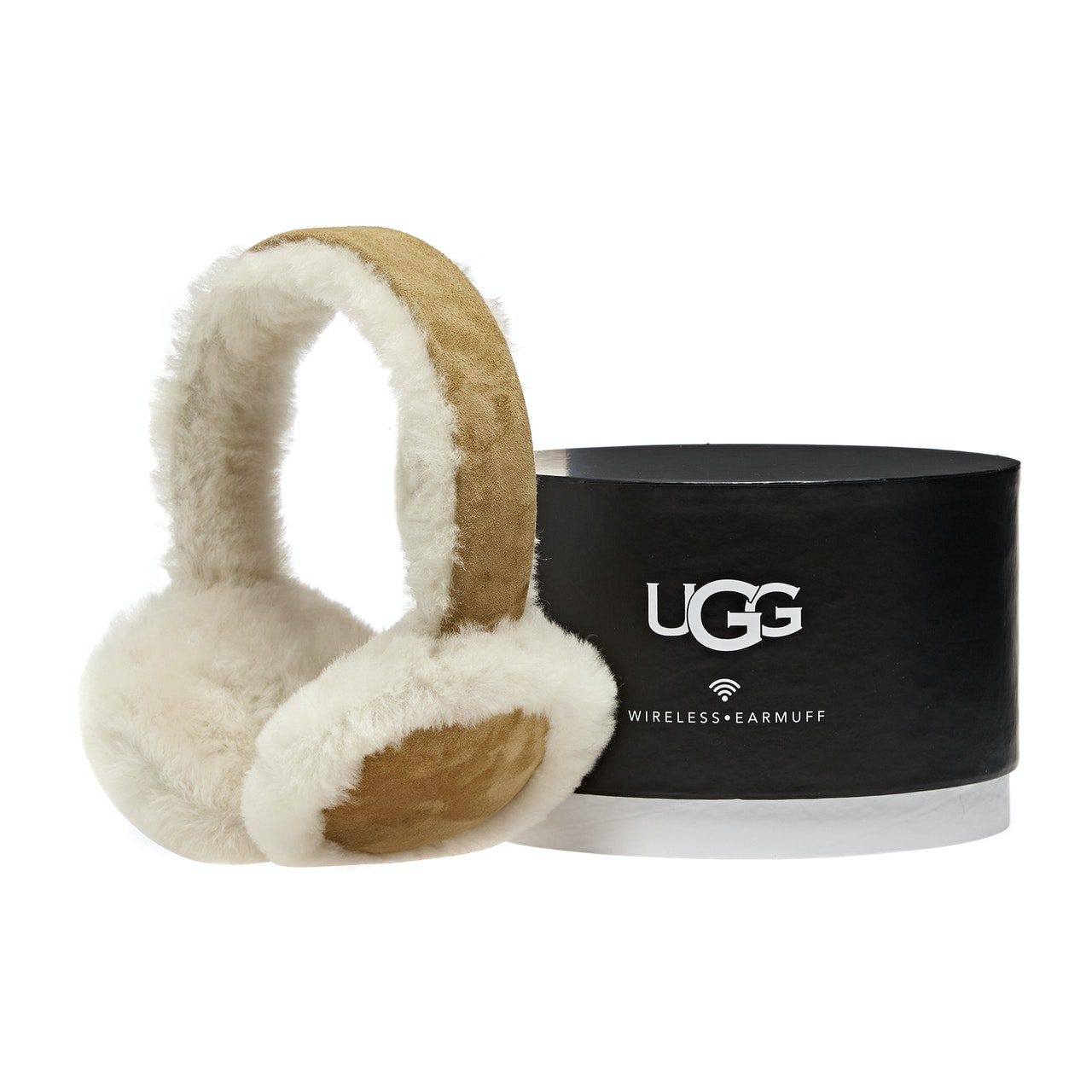 UGG Sheepskin Bluetooth Womens Ear Muffs - Chestnut