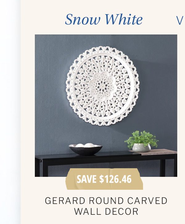 Gerard Round Carved Wall Decor | SHOP NOW