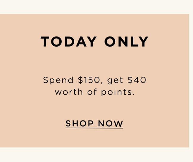 Today Only | Shop Now