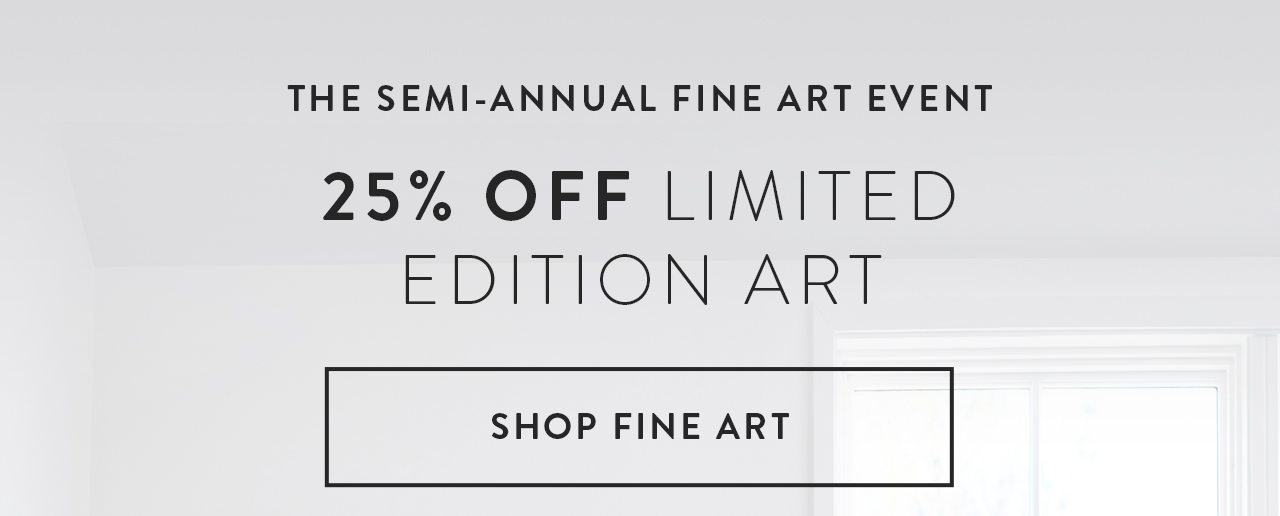 Up to 20% off limited edition art.