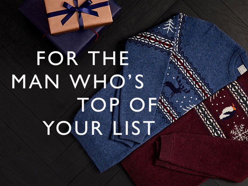 For the man who's top of your list