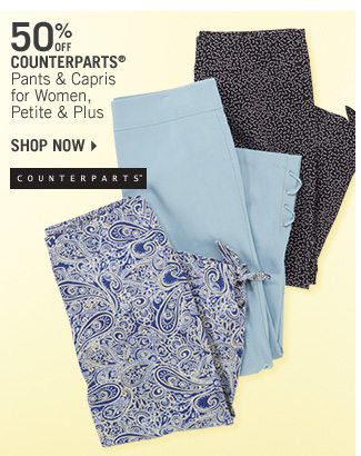 Shop 50% Off Counterparts Pants & Capris