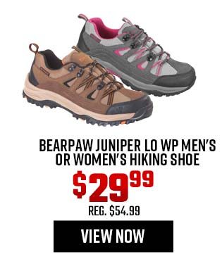 bearpaw juniper lo wp men's hiking boots