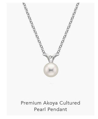 Premium Akoya Cultured Pearl Pendant